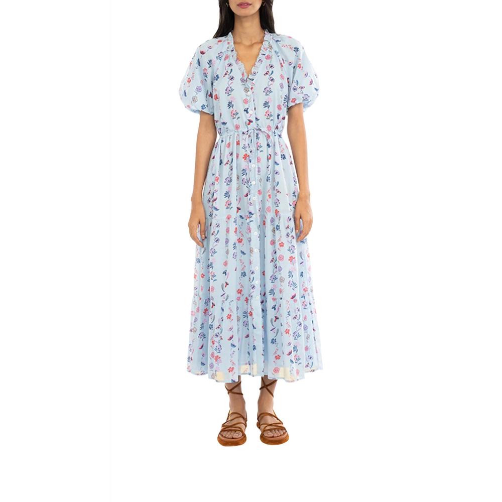 BANJANAN poppy dress in misty